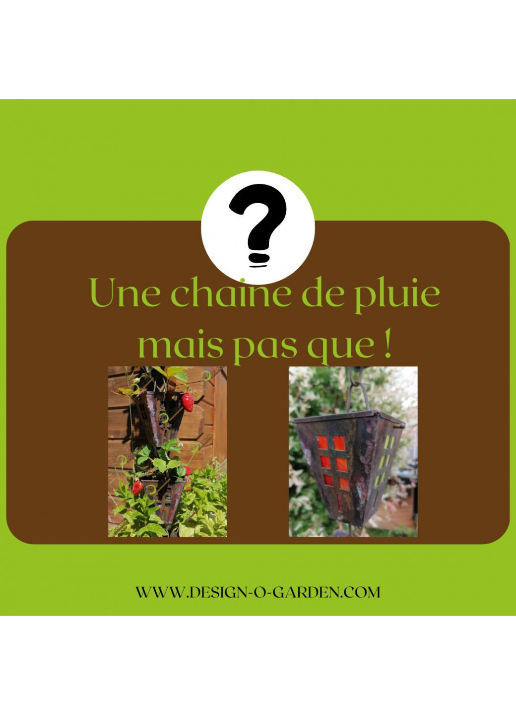 Discover other ways to use a rain chain