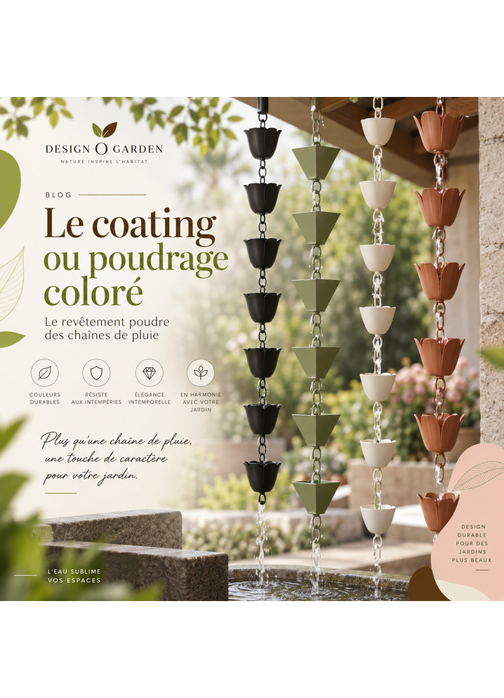 Qu’est-ce que le coating sur une chaîne de pluie ?